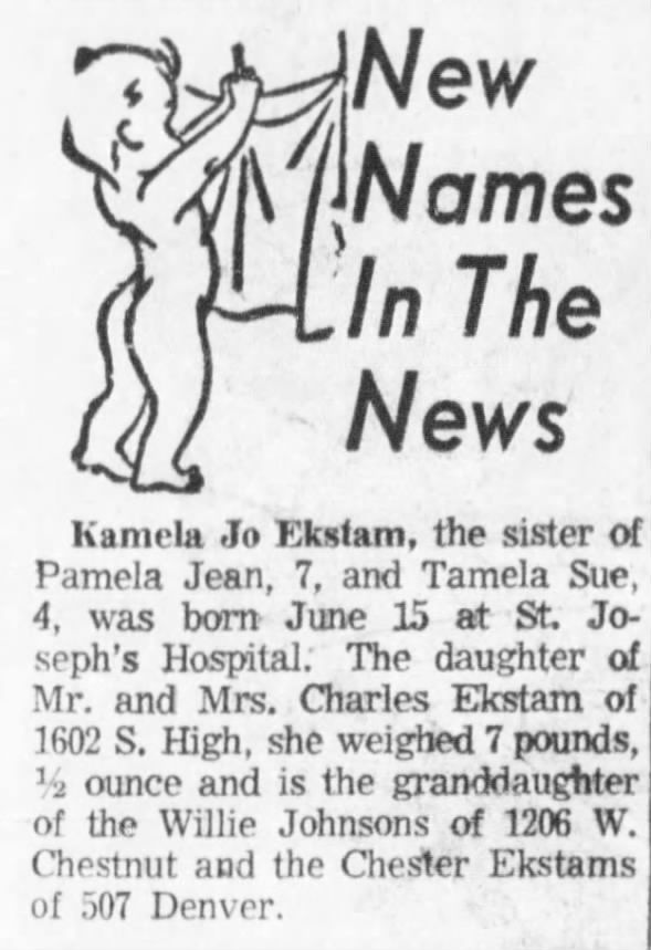 Clipping from The Pantagraph